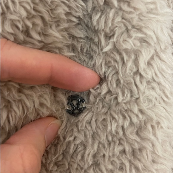 Lululemon Oh So Sherpa Half Zip Hoodie Cropped Tan Neutral 0 - Picture 14 of 16